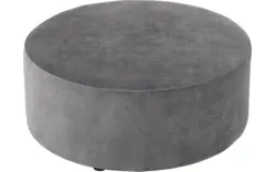 Goossens poef arendal grijs stof - 8234591-goossens-senne-kleinmeubel-stof-01