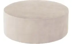 Goossens poef arendal beige stof - 8234592-goossens-senne-kleinmeubel-stof-01