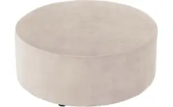 Goossens poef arendal beige stof - 8234592-goossens-senne-kleinmeubel-stof-01