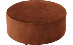 Goossens poef arendal bruin stof - 8234593-goossens-senne-kleinmeubel-stof-01