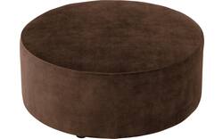 Goossens poef arendal bruin stof - 8234594-goossens-senne-kleinmeubel-stof-01