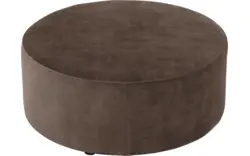 Goossens poef arendal bruin stof - 8234595-goossens-senne-kleinmeubel-stof-01