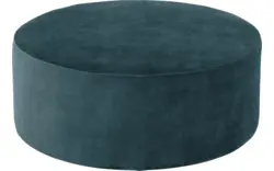 Goossens poef arendal blauw stof - 8234596-goossens-senne-kleinmeubel-stof-01