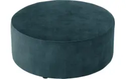Goossens poef arendal blauw stof - 8234596-goossens-senne-kleinmeubel-stof-01