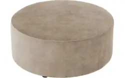 Goossens poef arendal beige stof - 8234598-goossens-senne-kleinmeubel-stof-01