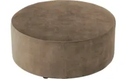 Goossens poef arendal bruin stof - 8234599-goossens-senne-kleinmeubel-stof-01