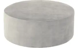 Goossens poef arendal grijs stof - 8234601-goossens-senne-kleinmeubel-stof-01