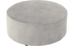 Goossens poef arendal grijs stof - 8234601-goossens-senne-kleinmeubel-stof-01
