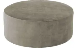 Goossens poef arendal grijs stof - 8234602-goossens-senne-kleinmeubel-stof-01