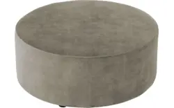 Goossens poef arendal grijs stof - 8234602-goossens-senne-kleinmeubel-stof-01