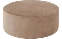 Goossens poef arendal bruin stof - 8234604-goossens-senne-kleinmeubel-stof-01