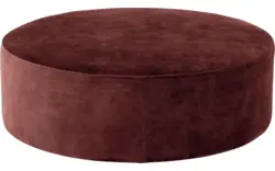 Goossens poef arendal rood stof - 8234610-goossens-senne-kleinmeubel-stof-01
