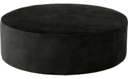 Goossens poef arendal zwart stof - 8234612-goossens-senne-kleinmeubel-stof-01