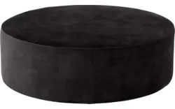 Goossens poef arendal grijs stof - 8234613-goossens-senne-kleinmeubel-stof-01