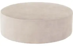 Goossens poef arendal beige stof - 8234615-goossens-senne-kleinmeubel-stof-01