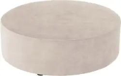 Goossens poef arendal beige stof - 8234615-goossens-senne-kleinmeubel-stof-01