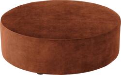 Goossens poef arendal bruin stof - 8234616-goossens-senne-kleinmeubel-stof-02