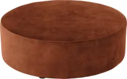 Goossens poef arendal bruin stof - 8234616-goossens-senne-kleinmeubel-stof-01