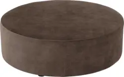 Goossens poef arendal bruin stof - 8234618-goossens-senne-kleinmeubel-stof-01