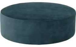 Goossens poef arendal blauw stof - 8234619-goossens-senne-kleinmeubel-stof-01