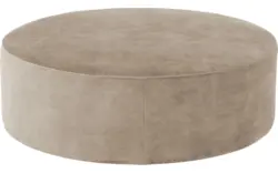 Goossens poef arendal beige stof - 8234621-goossens-senne-kleinmeubel-stof-01