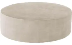 Goossens poef arendal bruin stof - 8234623-goossens-senne-kleinmeubel-stof-01