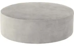 Goossens poef arendal grijs stof - 8234624-goossens-senne-kleinmeubel-stof-01