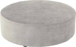 Goossens poef arendal grijs stof - 8234624-goossens-senne-kleinmeubel-stof-01