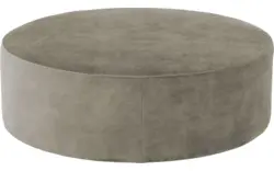 Goossens poef arendal grijs stof - 8234625-goossens-senne-kleinmeubel-stof-01