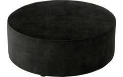 Goossens poef arendal zwart stof - 8234635-goossens-senne-kleinmeubel-stof-02