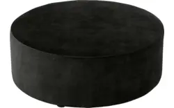 Goossens poef arendal zwart stof - 8234635-goossens-senne-kleinmeubel-stof-01