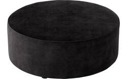 Goossens poef arendal grijs stof - 8234636-goossens-senne-kleinmeubel-stof-01