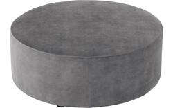 Goossens poef arendal grijs stof - 8234637-goossens-senne-kleinmeubel-stof-01