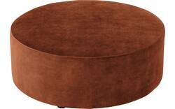 Goossens poef arendal bruin stof - 8234639-goossens-senne-kleinmeubel-stof-01