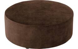 Goossens poef arendal bruin stof - 8234640-goossens-senne-kleinmeubel-stof-02