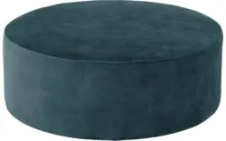Goossens poef arendal blauw stof - 8234642-goossens-senne-kleinmeubel-stof-01