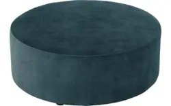 Goossens poef arendal blauw stof - 8234642-goossens-senne-kleinmeubel-stof-01