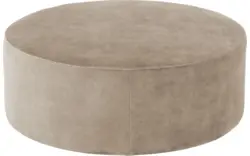 Goossens poef arendal beige stof - 8234644-goossens-senne-kleinmeubel-stof-01