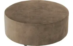 Goossens poef arendal bruin stof - 8234645-goossens-senne-kleinmeubel-stof-01