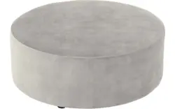 Goossens poef arendal grijs stof - 8234647-goossens-senne-kleinmeubel-stof-01