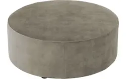 Goossens poef arendal grijs stof - 8234648-goossens-senne-kleinmeubel-stof-01