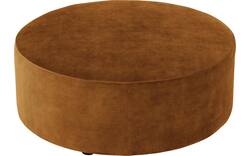 Goossens poef arendal bruin stof - 8234651-goossens-senne-kleinmeubel-stof-02