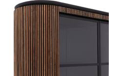 Goossens vitrinekast adel bruin teak - 8234671-goossens-adel-vitrinekast-teak-01