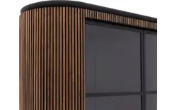 Goossens vitrinekast adel bruin teak - 8234671-goossens-adel-vitrinekast-teak-01