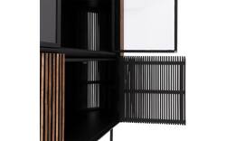 Goossens vitrinekast adel bruin teak - 8234671-goossens-adel-vitrinekast-teak-01