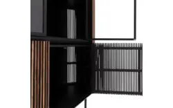 Goossens vitrinekast adel bruin teak - 8234671-goossens-adel-vitrinekast-teak-01