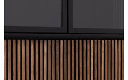 Goossens vitrinekast adel bruin teak - 8234671-goossens-adel-vitrinekast-teak-01