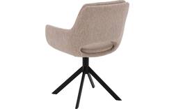 Goossens eetkamerstoel daisy beige stof - 8234673-goossens-daisy-eetkamerstoel-stof-bruin-01