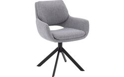 Goossens eetkamerstoel daisy grijs stof - 8234674-goossens-daisy-eetkamerstoel-stof-grijs-01