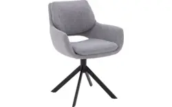Goossens eetkamerstoel daisy grijs stof - 8234674-goossens-daisy-eetkamerstoel-stof-grijs-01